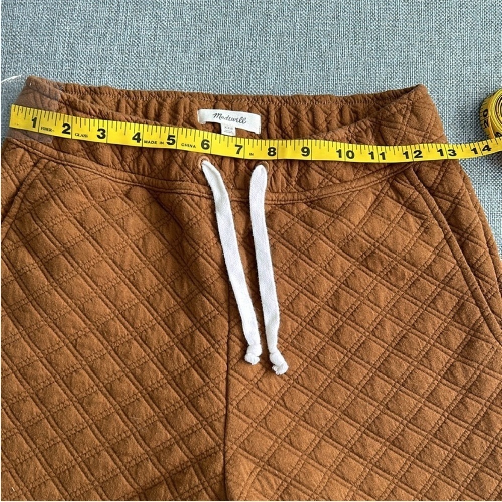 Madewell Set Quilted Brown Hoodie and Pants Set Size XXS - Picture 11 of 16